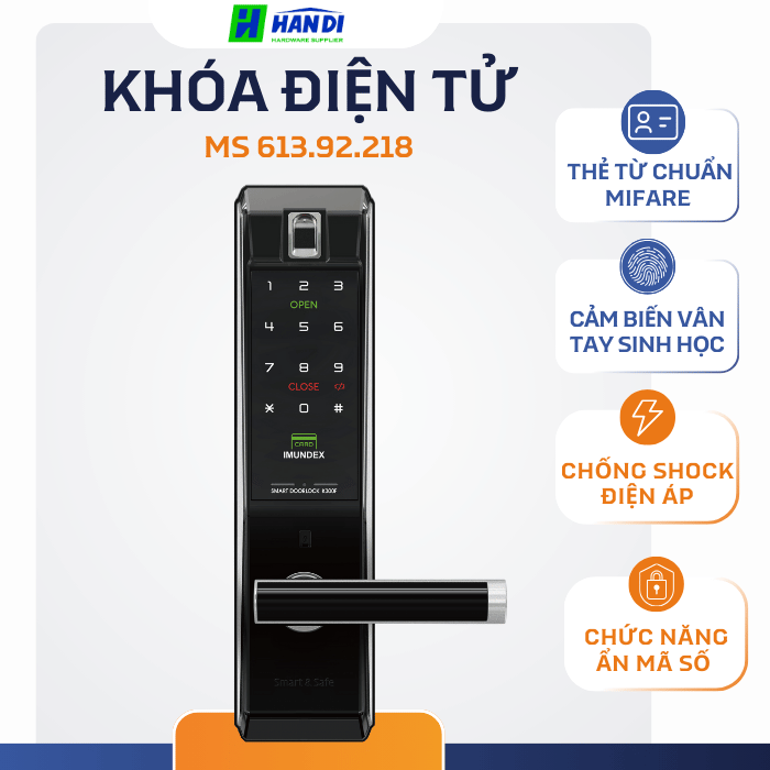 Khóa điện tử IMUNDEX 613.92.218