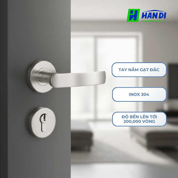 Tay nắm cửa cong