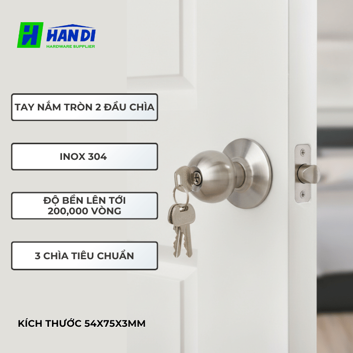 Tay nắm tròn IMUNDEX 704.12.475