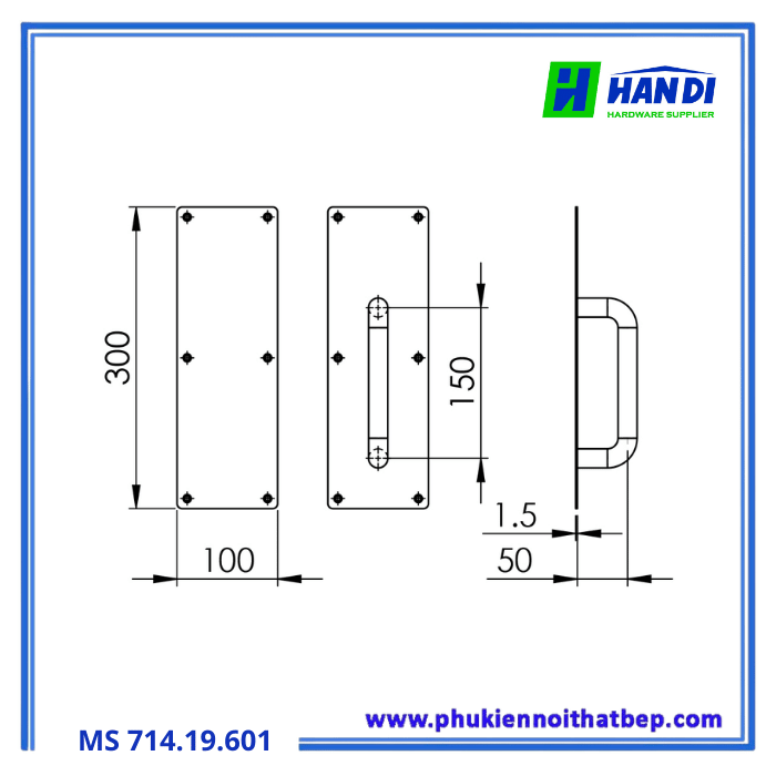 Bảng kéo cửa IMUNDEX 714.19.60