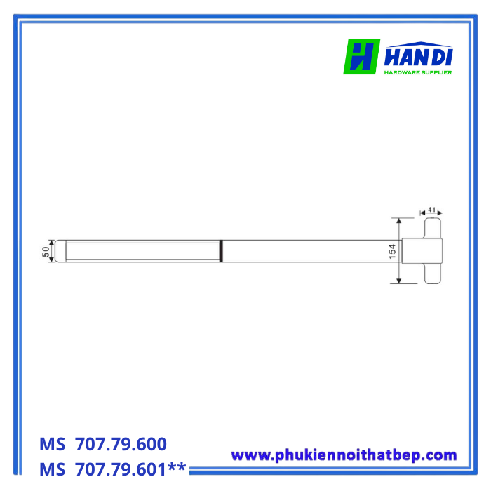 Thanh Đẩy Cửa Chống Cháy IMUNDEX 707.79.600