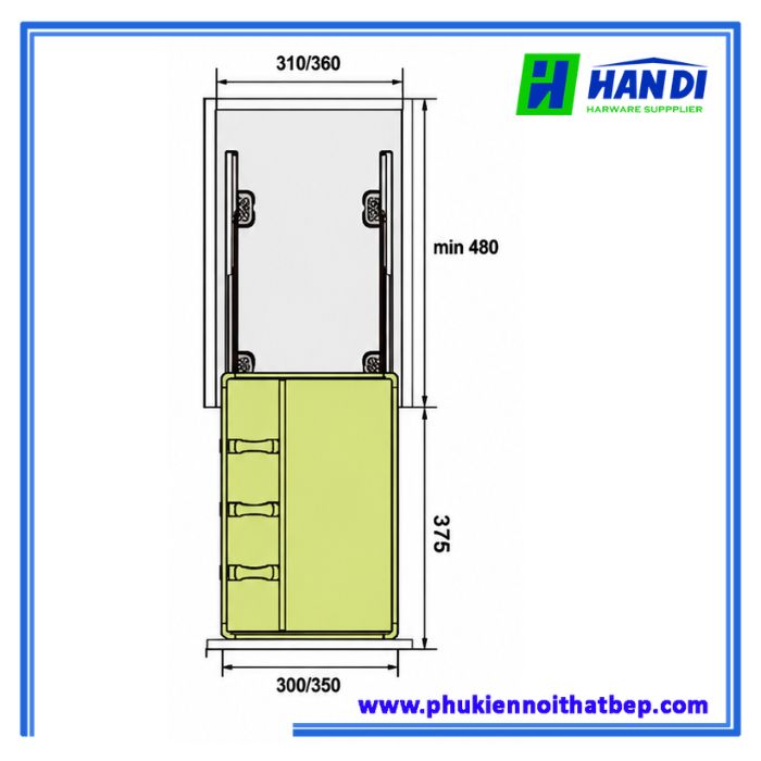 Giá để chai lọ gia vị Inox hộp BH-35C/40C