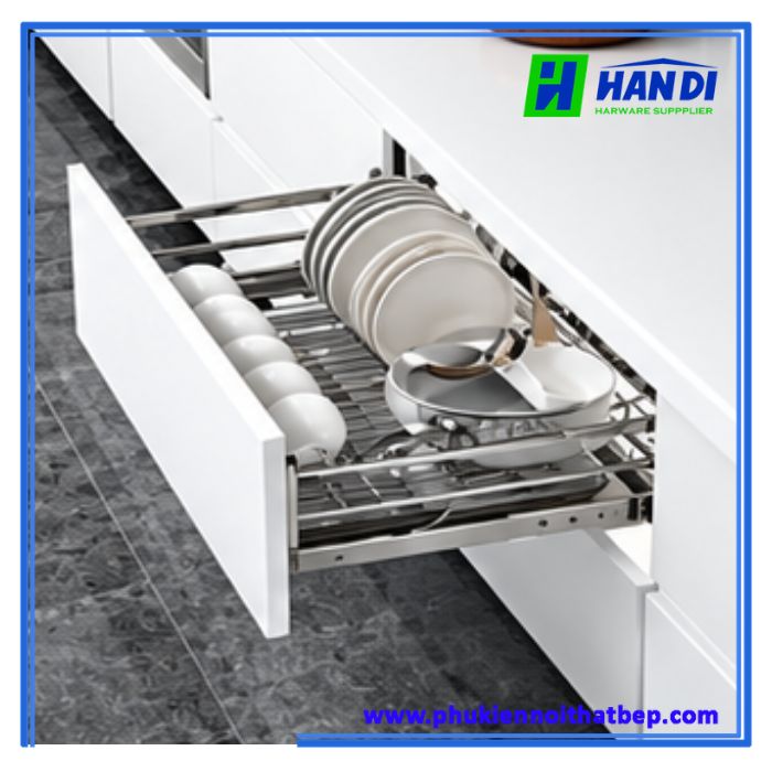 Giá xoong nồi bát đĩa đa năng nan dẹt BS304