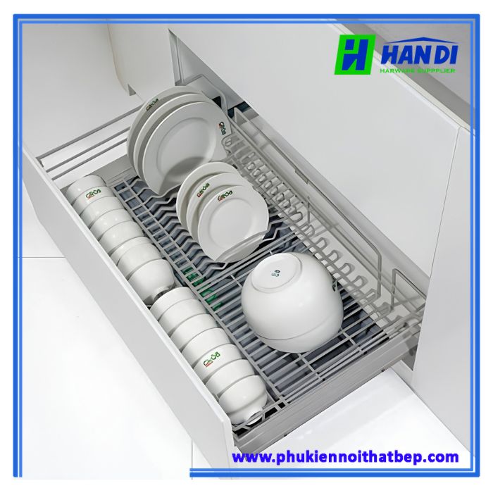 Giá xoong nồi bát đĩa đa năng nan Oval EV60