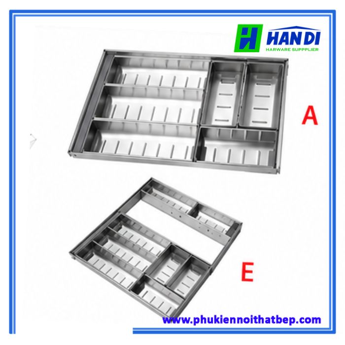 Khay chia để thìa dĩa bằng Inox KCH-50A/45A/50E/45E