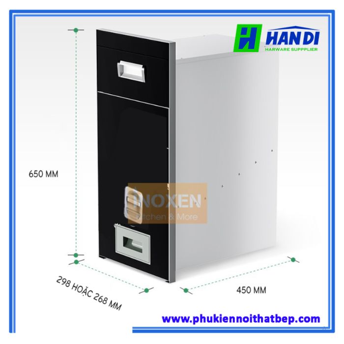 Thùng gạo mặt gương RBK-300B/300M