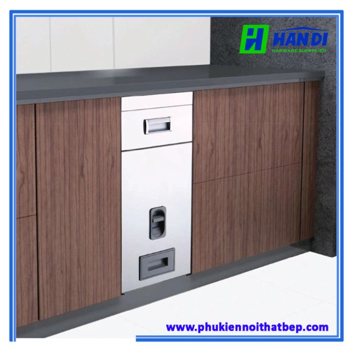 Thùng gạo mặt gương RBK304-30WH
