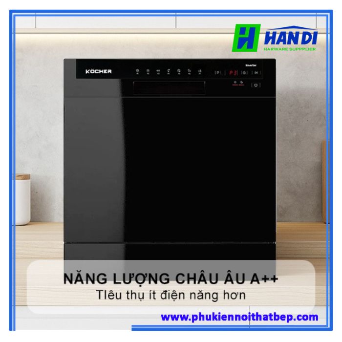 Máy rửa bát KOCHER KDEU-8838BL