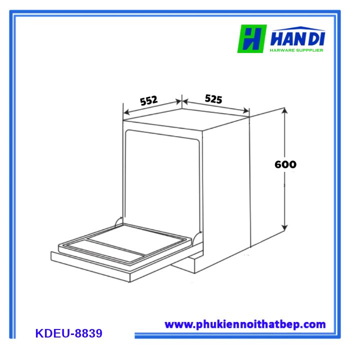 Máy rửa bát KOCHER KDEU-8839