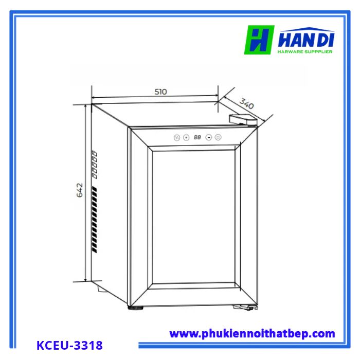 Tủ cigar KOCHER KCEU-3318