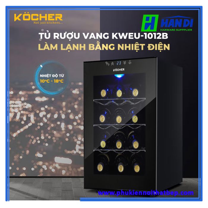 Tủ rượu vang KOCHER KWEU-1012B
