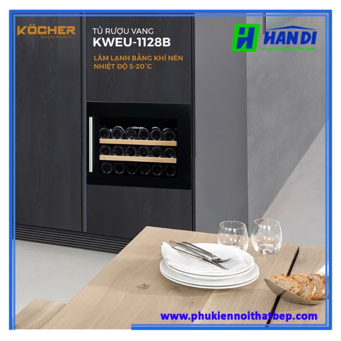 Tủ rượu vang KOCHER KWEU-1128B