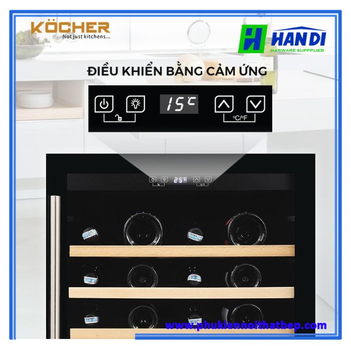 Tủ rượu vang KOCHER KWEU-1156B
