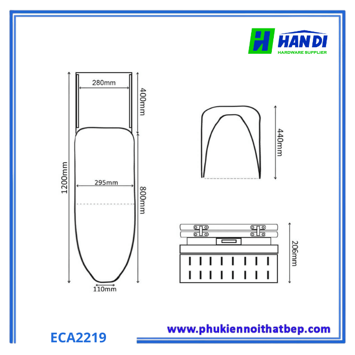 Cầu là gấp ngang Eurogold ECA2219