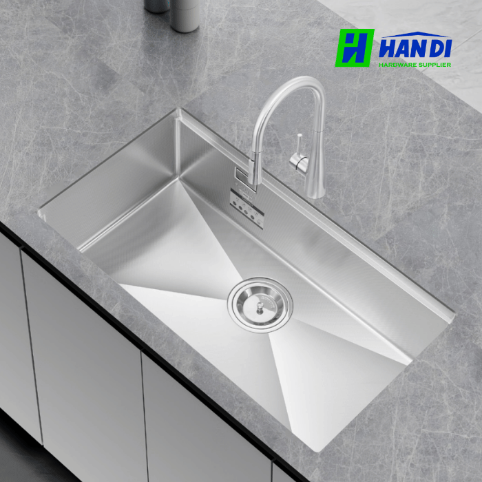 Chậu rửa bát 1 hố Eurogold EUS18045GB