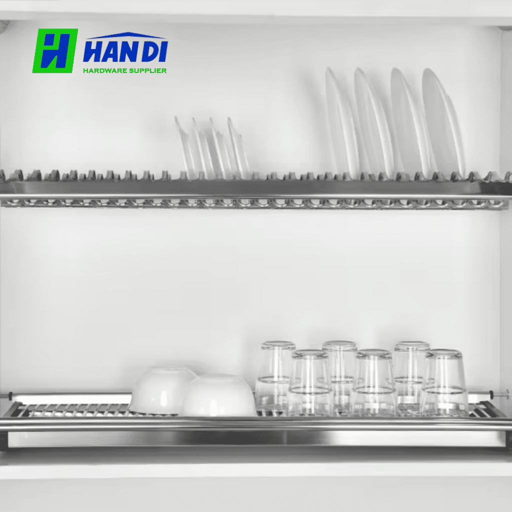 Giá bát đĩa cố định chữ V