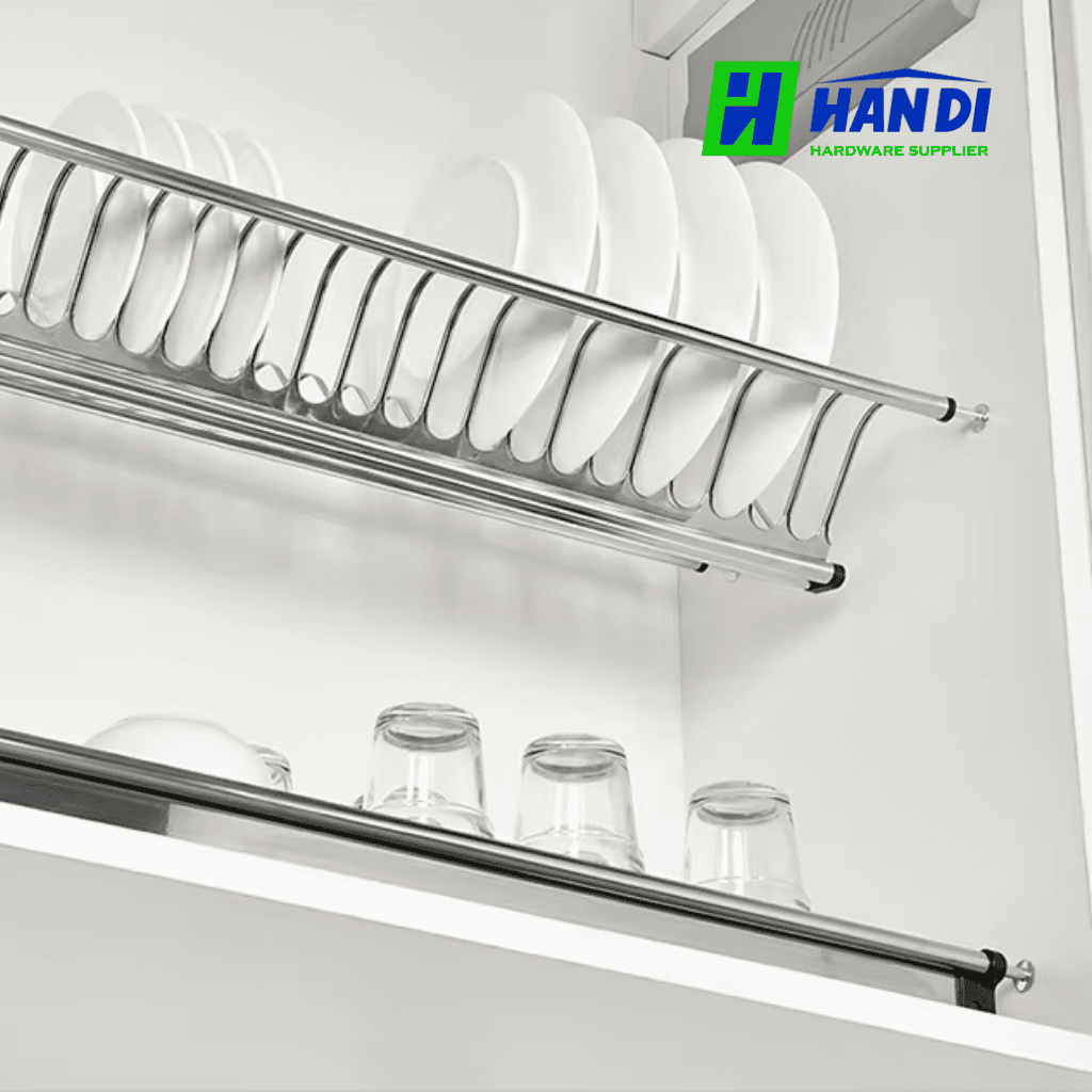 Giá bát đĩa cố định chữ V