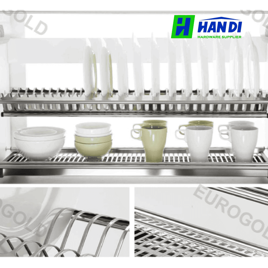 Giá bát đĩa cố định chữ V