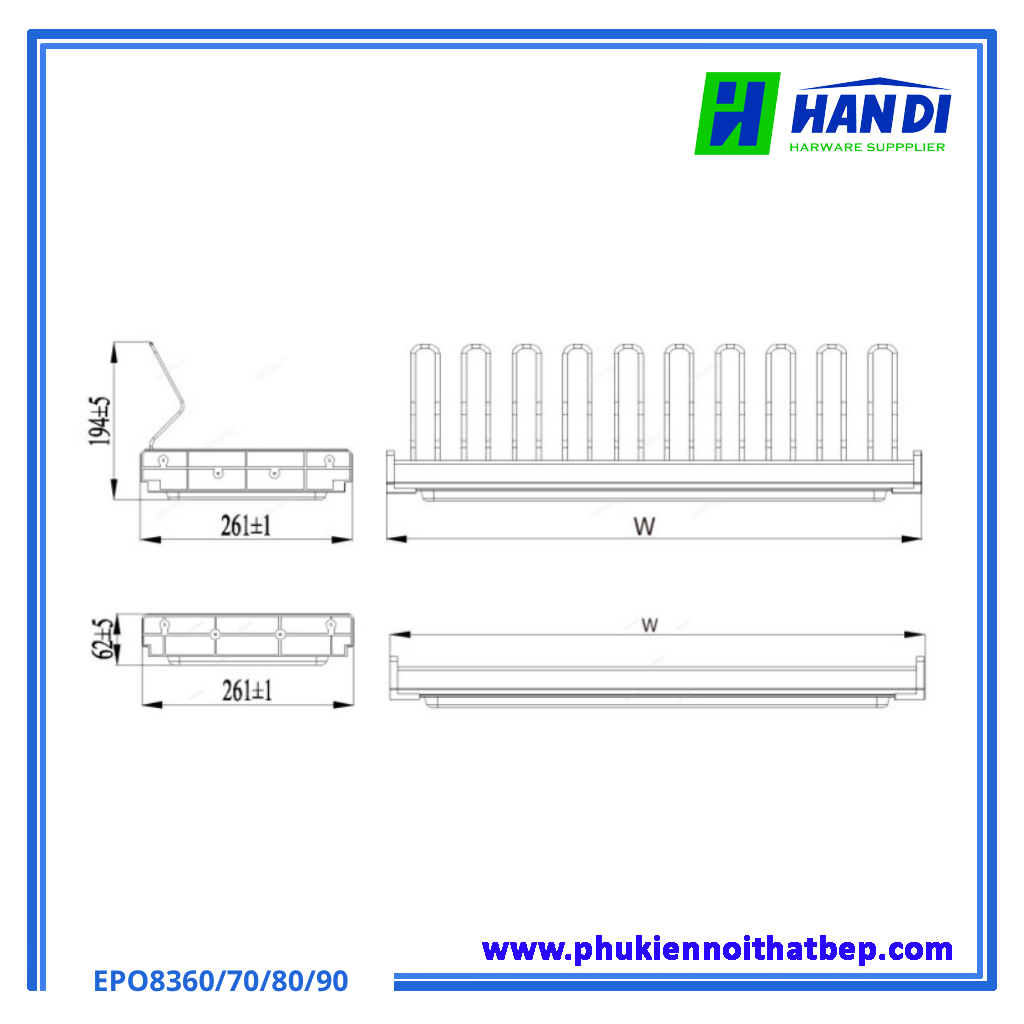Giá bát cố định EPO8360