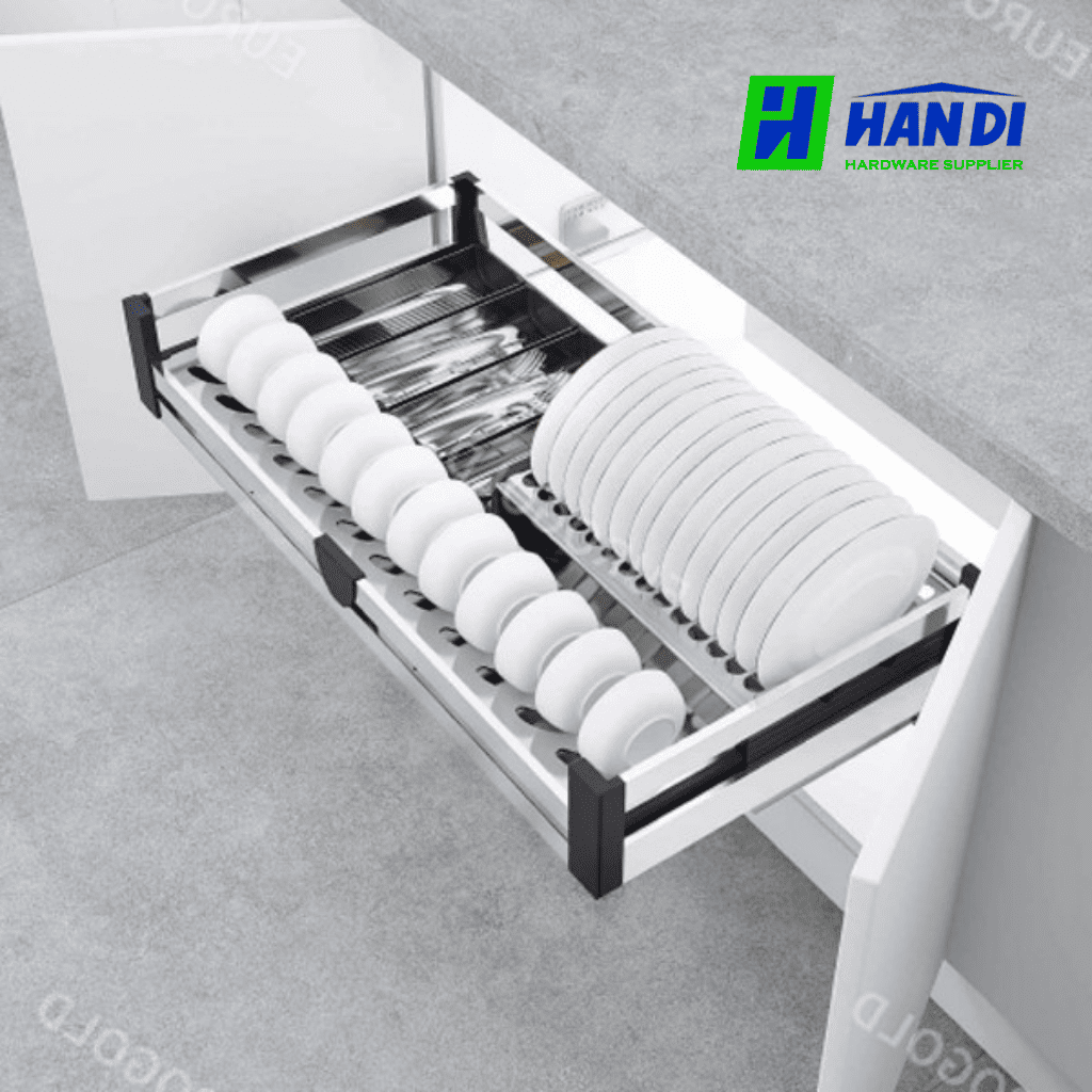 Giá bát đĩa hộp âm tủ Eurogold