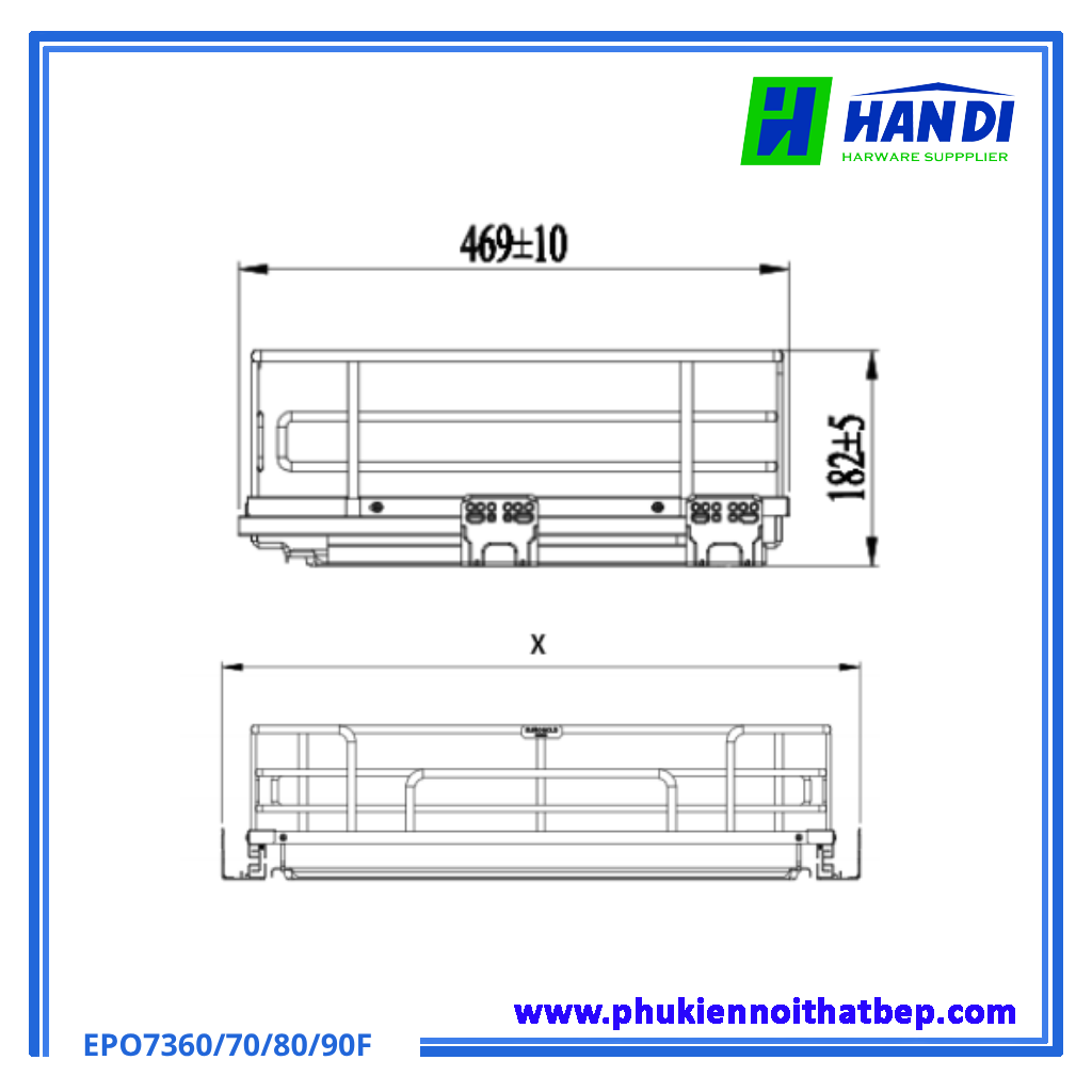 Giá bát đĩa âm tủ EUROGOLD 