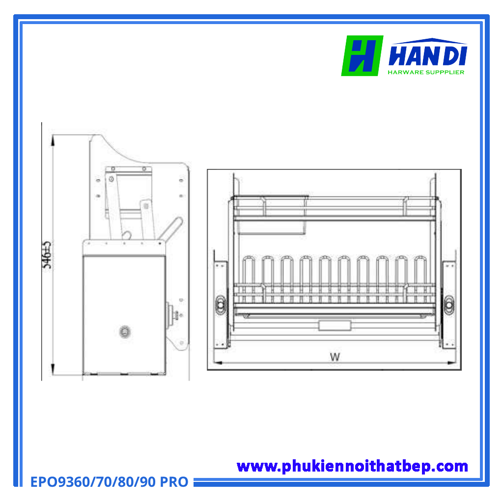 Giá bát di động Eurogold