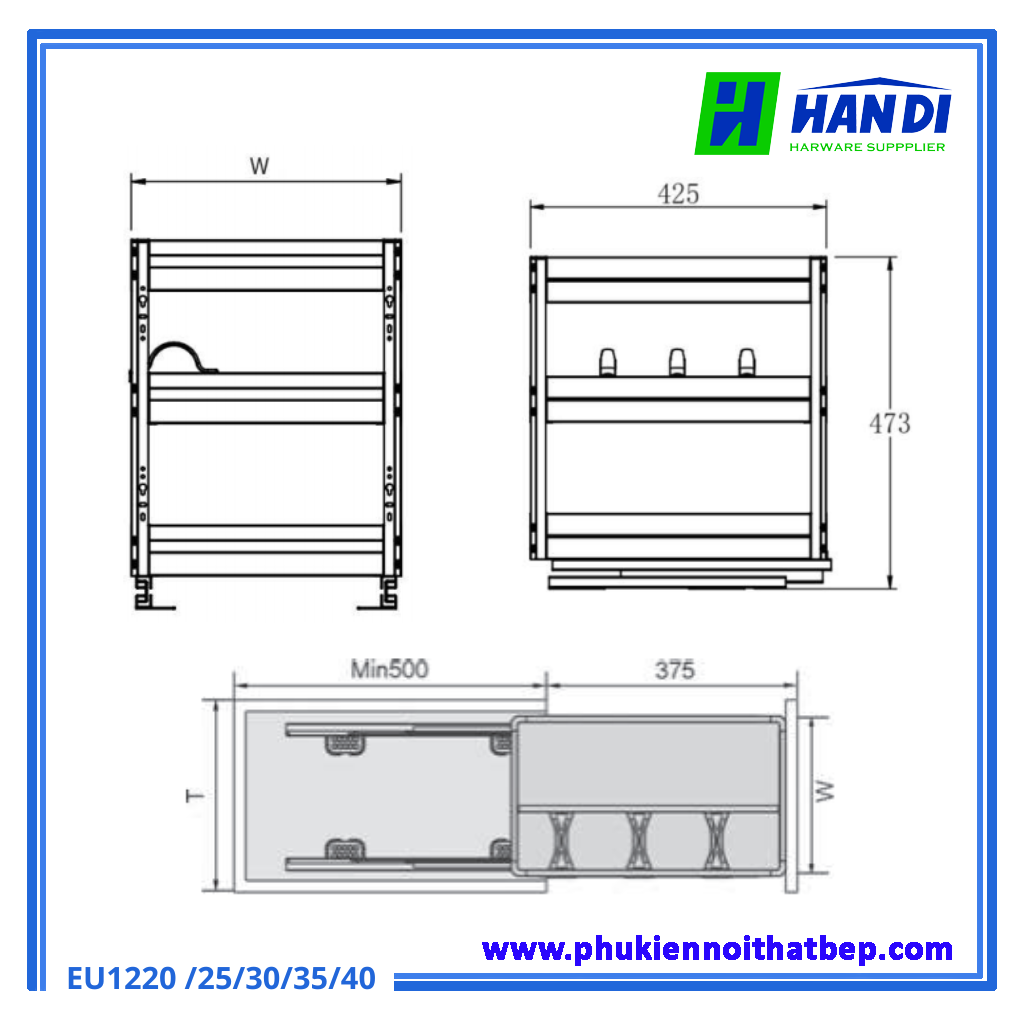 Giá gia vị hộp Eurogold
