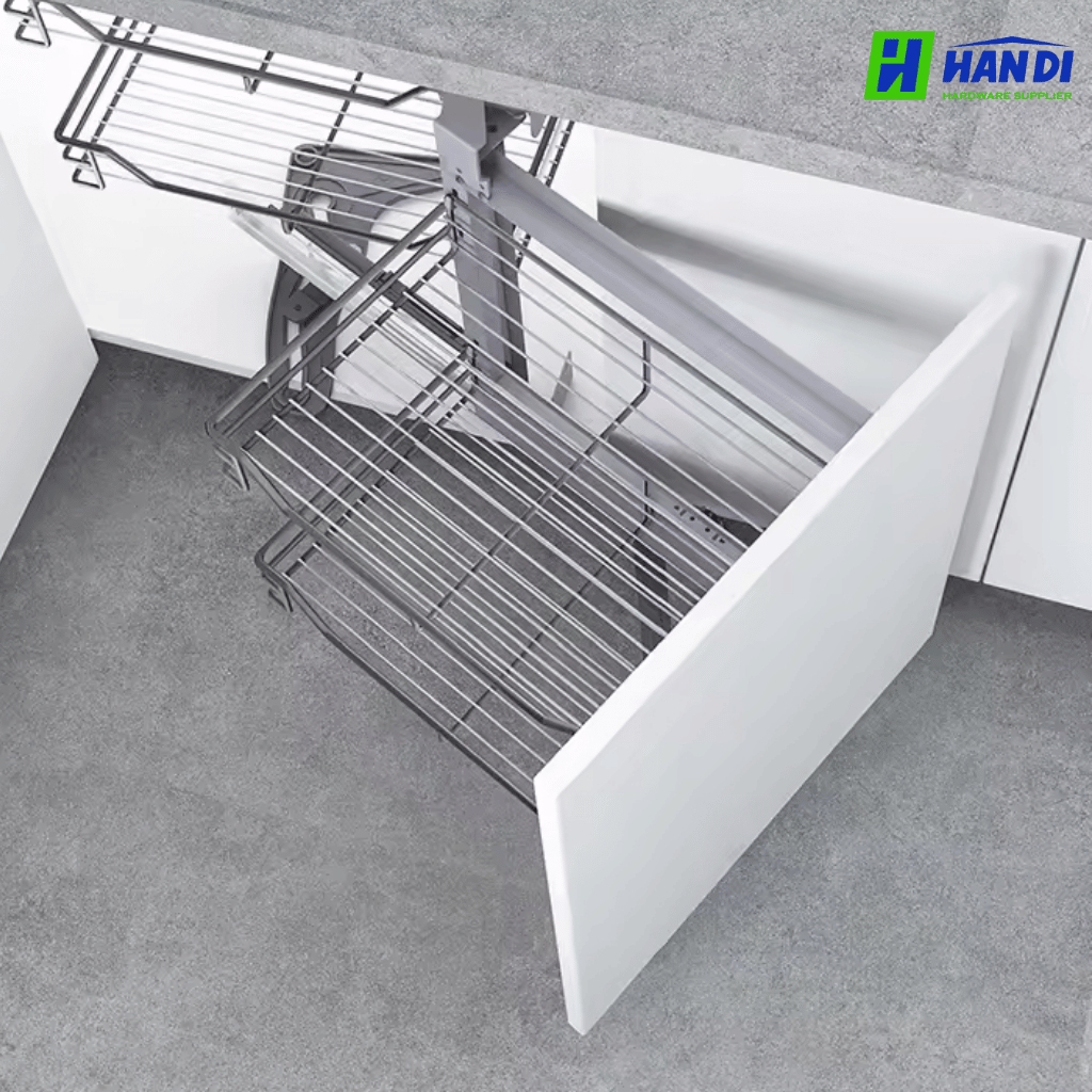 Giá liên hoàn nan ray âm giảm chấn Eurogold