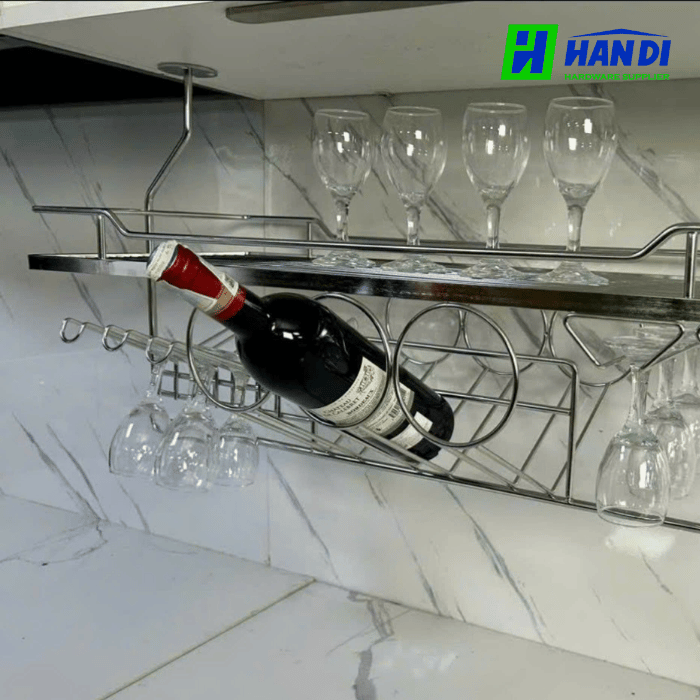 Giá treo ly Inox 304 Eurogold ETW8080VX