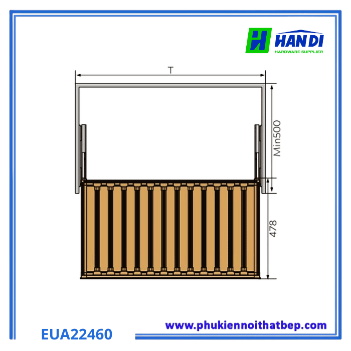 Giỏ để đồ gấp Eurogold EUA22460