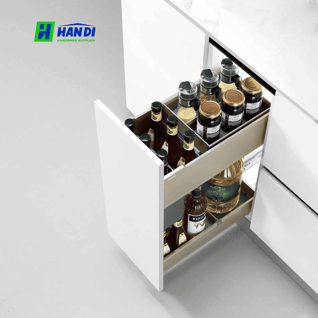 Giá gia vị chai lọ nhôm Anode Eurogold