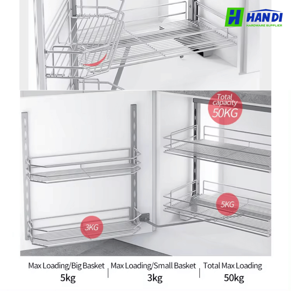 Hệ giá kho nan 2 tầng cánh mở Eurogold