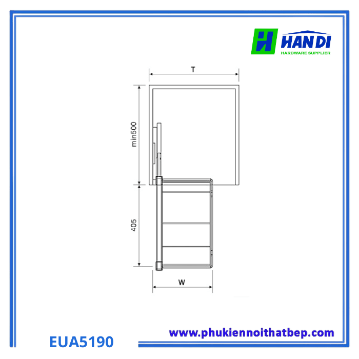 Kệ để đồ Eurogold EUA5190
