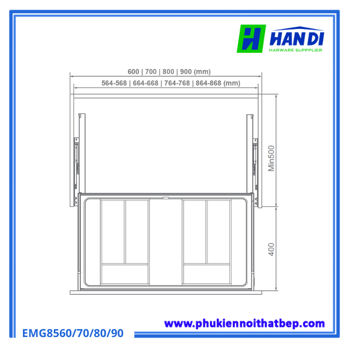 Khay chia thìa nĩa nhôm phay xước