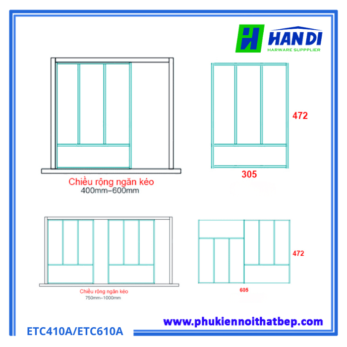 Khay chia thìa nĩa Inox 304
