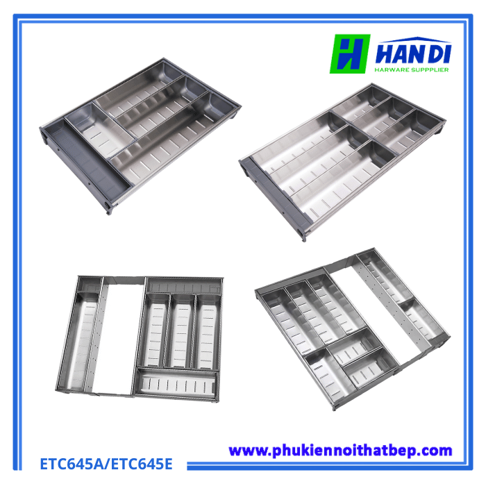 Khay chia thìa nĩa Inox 304