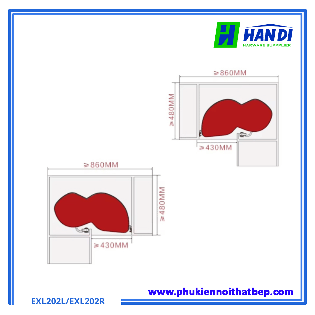 Mâm xoay hình lá Eurogold