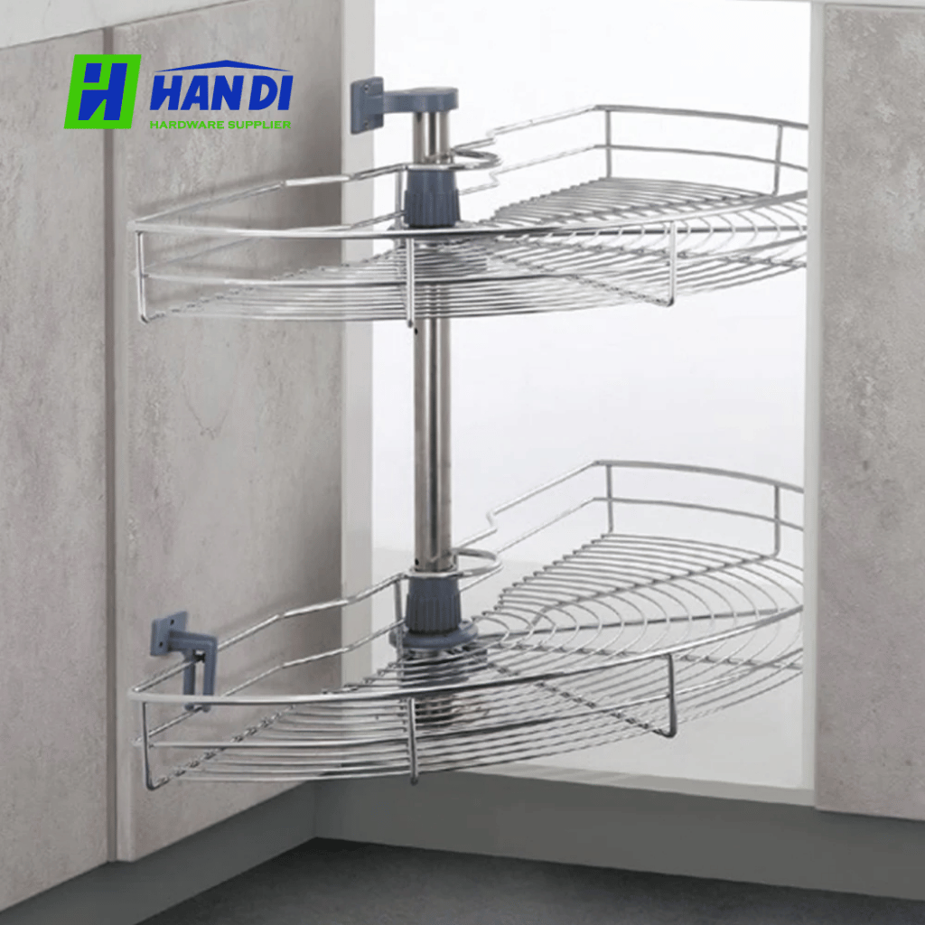 Mâm xoay Inox nan tròn 180 độ Eurogold