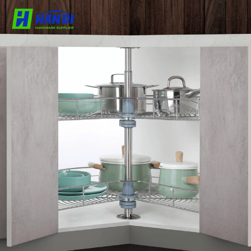 Mâm xoay Inox nan tròn 270 độ