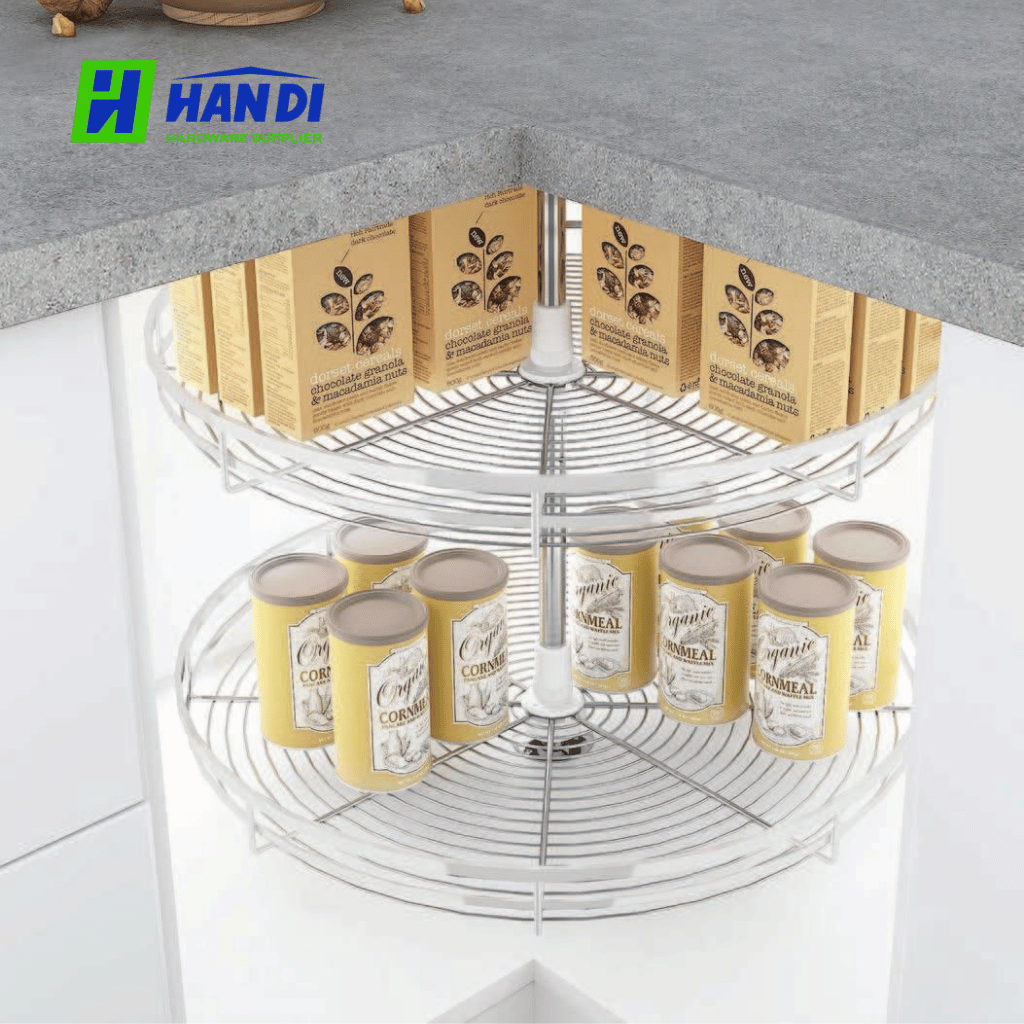 Mâm xoay Inox nan dẹt 360 độ Eurogold