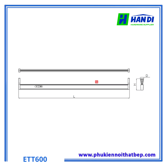 Thanh Treo Quần Áo Eurogold ETT600, ETT600LT