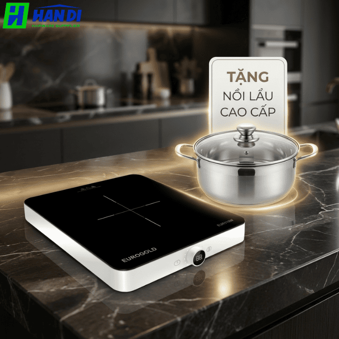 Bếp từ đơn 1 vùng nấu cảm ứng từ EUH220G