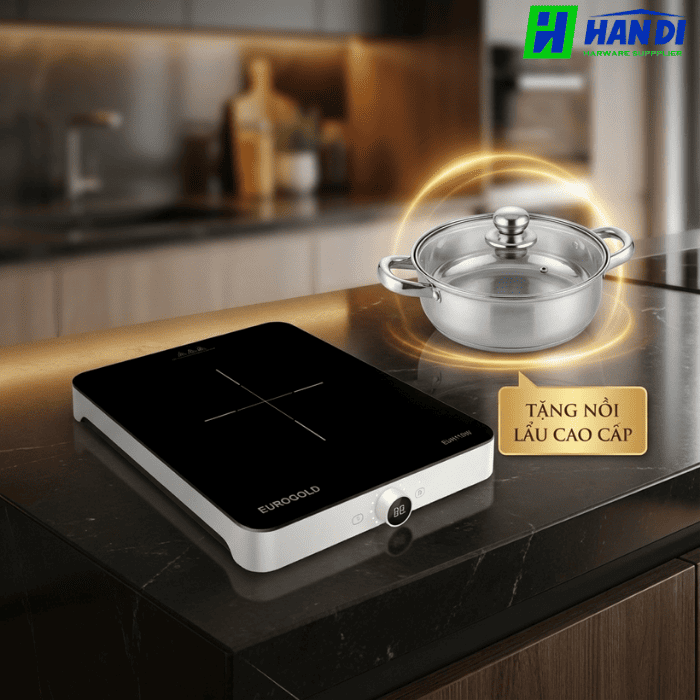 Bếp từ đơn 1 vùng nấu cảm ứng từ EUH220W