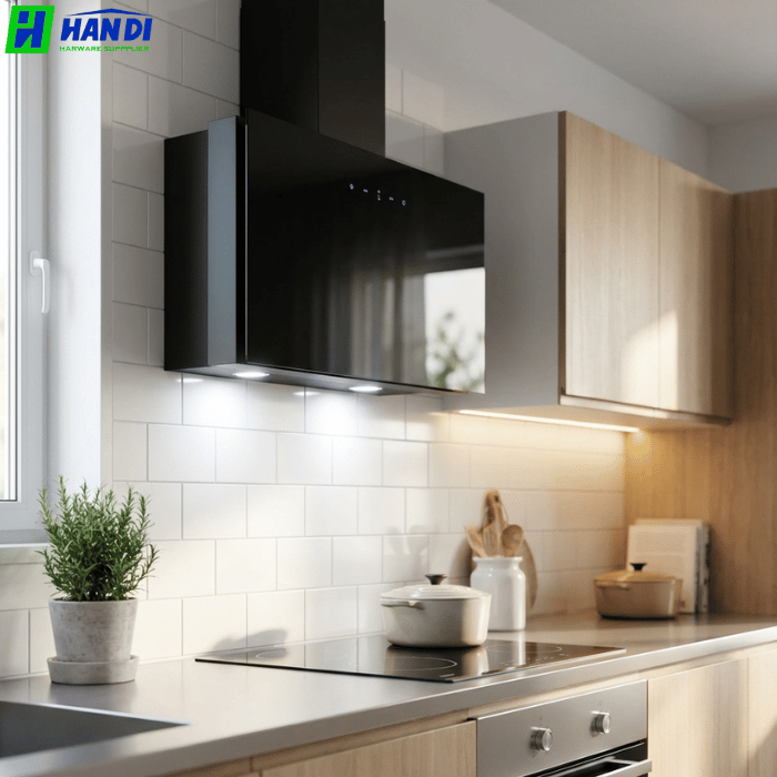 Máy hút mùi dạng hộp mặt kính đen EUH1770VP-Eurogold