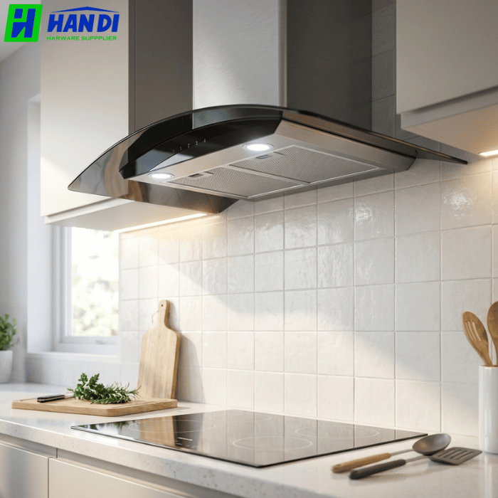 Máy hút mùi kính cong mặt kính đen EHM2170-Eurogold