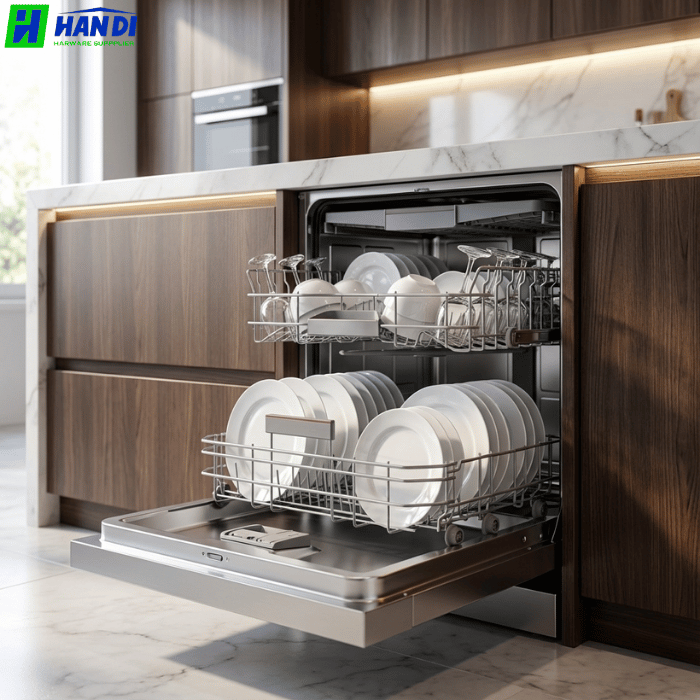 Máy rửa bát độc lập hoặc bán âm tủ EUW75TL15SV-Eurogold