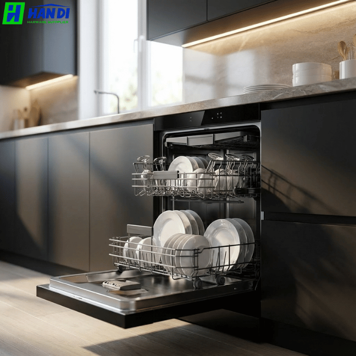 Máy rửa bát độc lập hoặc bán âm tủ EUW85TL15B-Eurogold