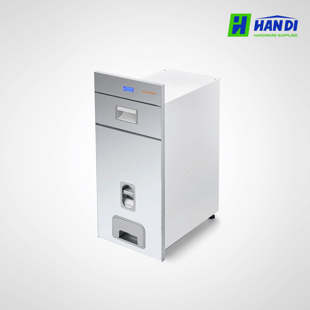 Thùng gạo gương nút nhấn Eurogold