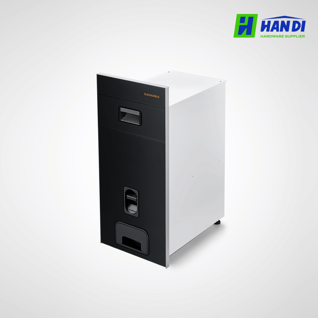 Thùng gạo gương nút nhấn Eurogold