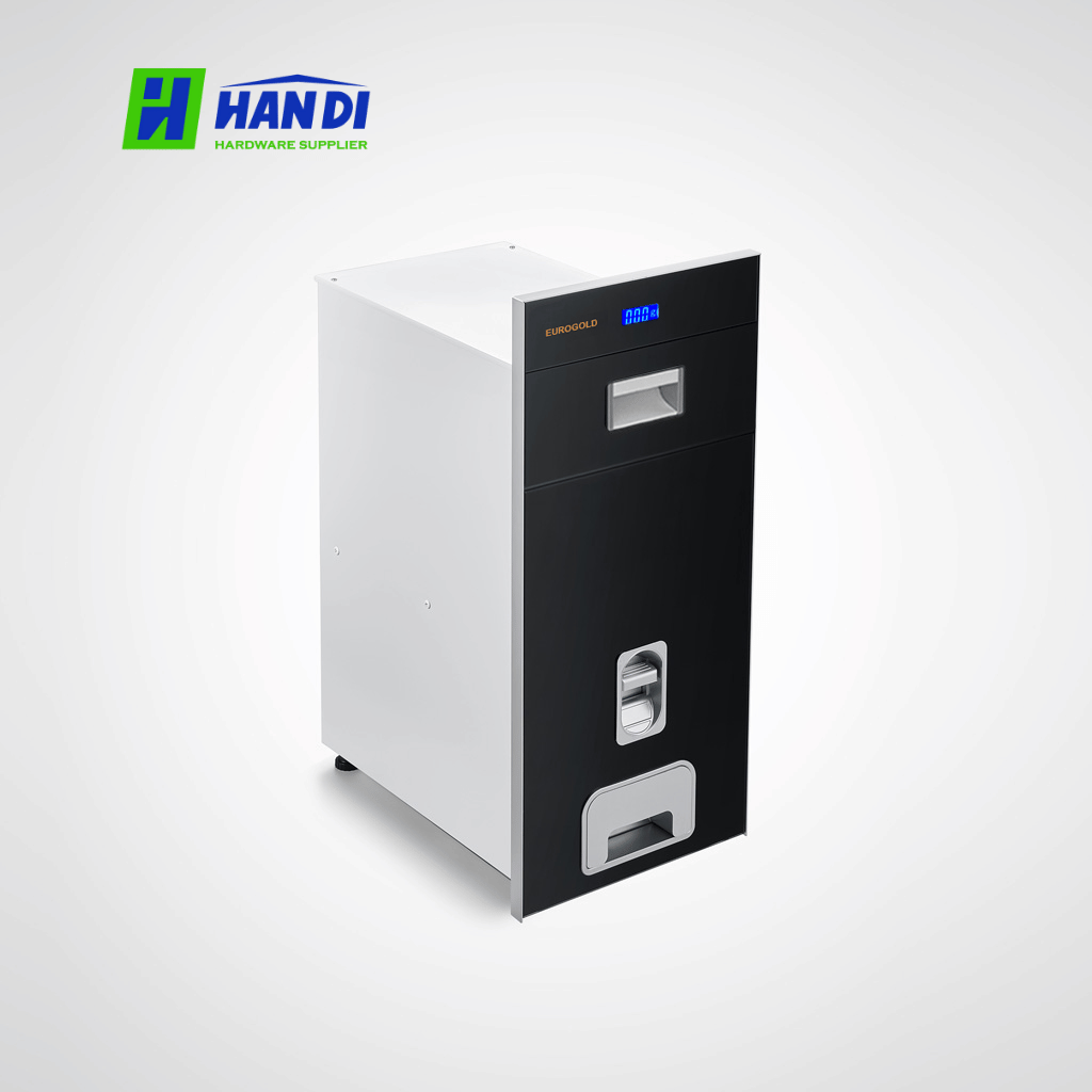 Thùng gạo gương nút nhấn Eurogold